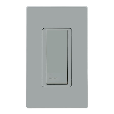 Leviton WIRELESS DECORA REMOTE SWITCH SINGLE ROCKER 902MHZ GRAY WSS0S-S9G